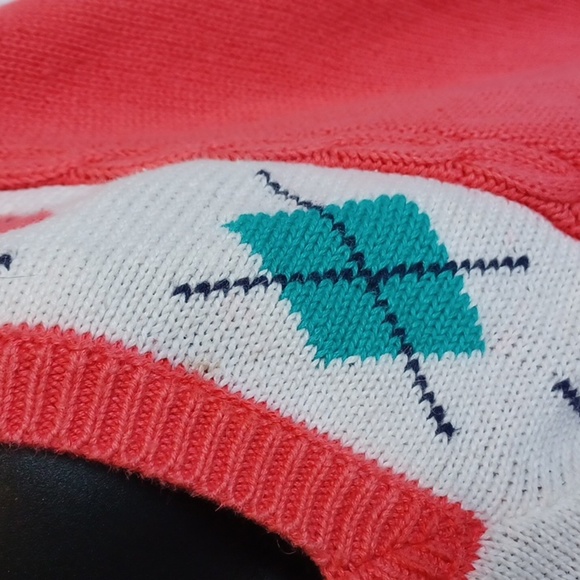 Vtg 80-90's Paris Sports Club Sweater M Chunky Cable Knit V Neck, oversized - Picture 8 of 10